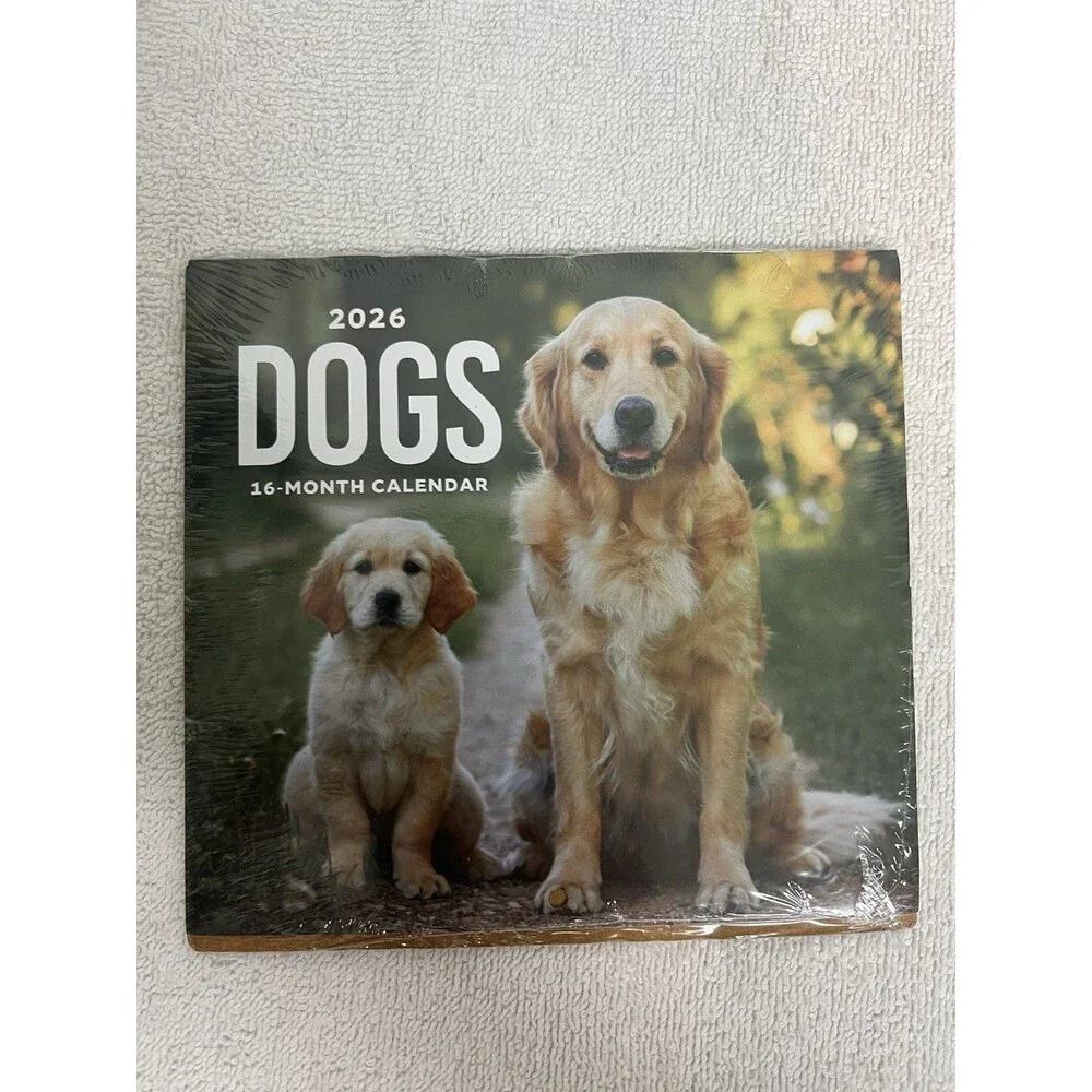 2026 Dogs Mini Wall Calendar 5.5